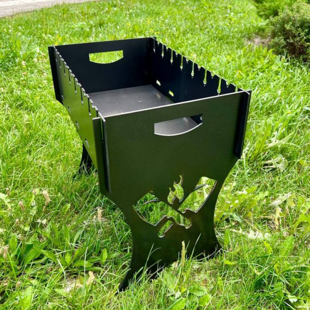 Мангал розбірний 3 мм на 8 шампурів