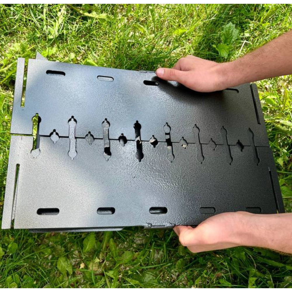 Мангал розбірний 3 мм на 8 шампурів