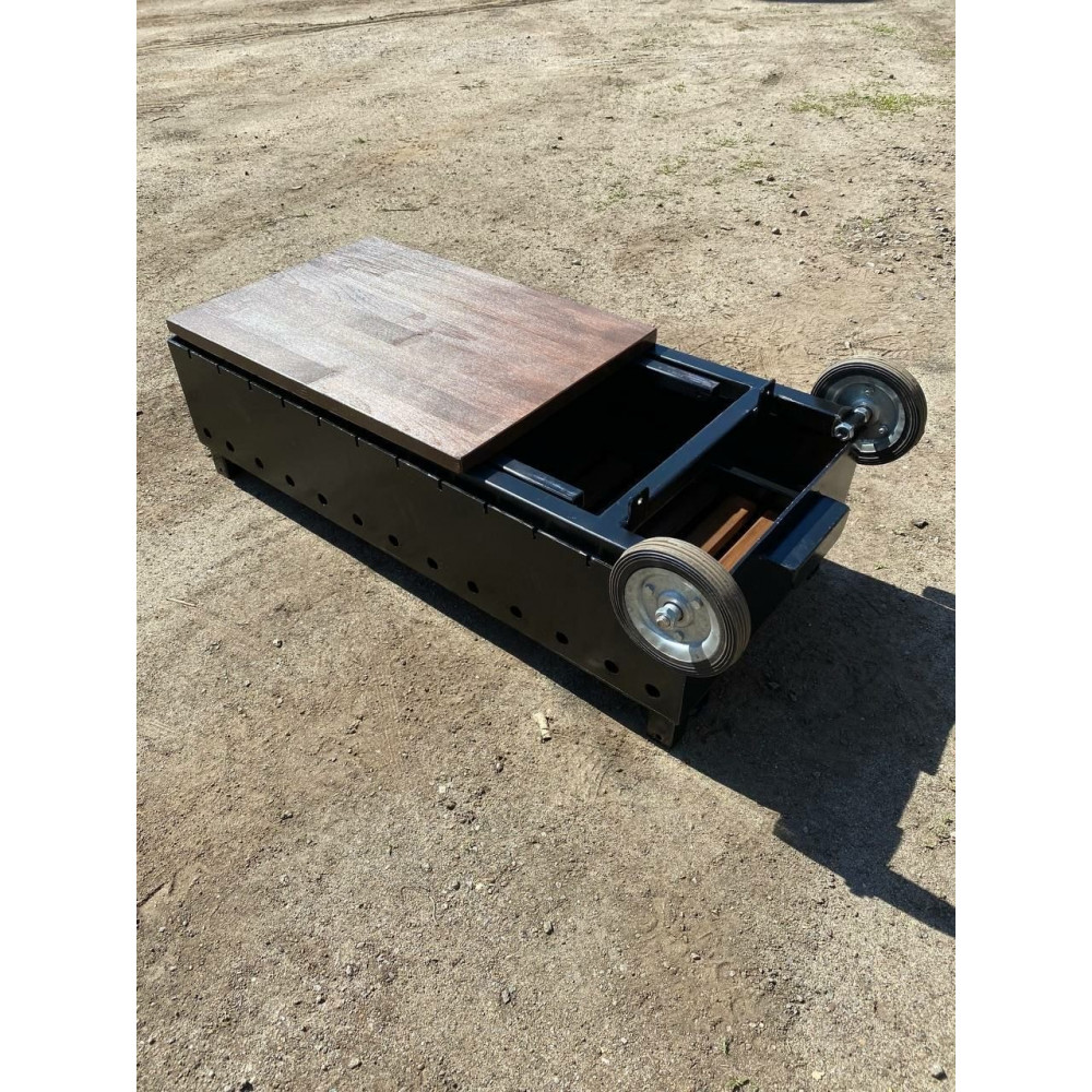 Мангал розбірний 4 мм на 12 шампурів 