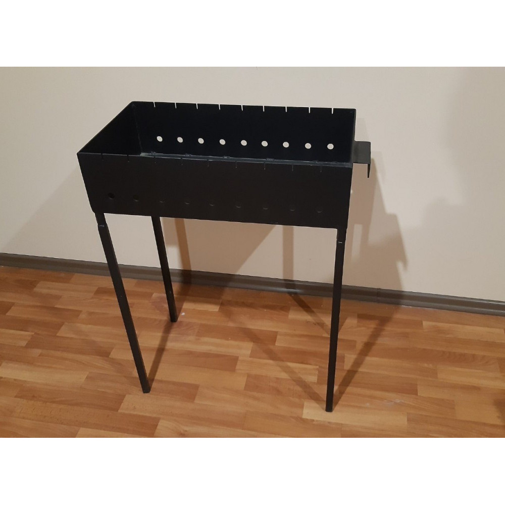 Мангал розбірний на 9 шампурів зі знімними ніжками, 4 мм