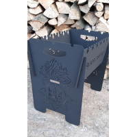 Мангал розкладний 3 мм на 6 шампурів