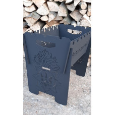 Мангал розкладний 3 мм на 6 шампурів