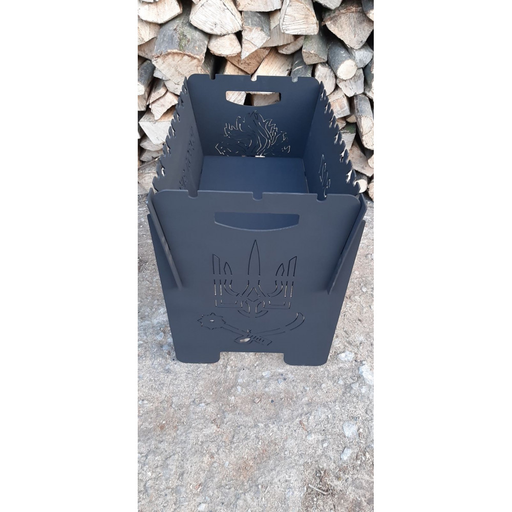 Мангал розкладний 3 мм на 6 шампурів