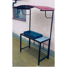 Мангал з дахом на 10 шампурів