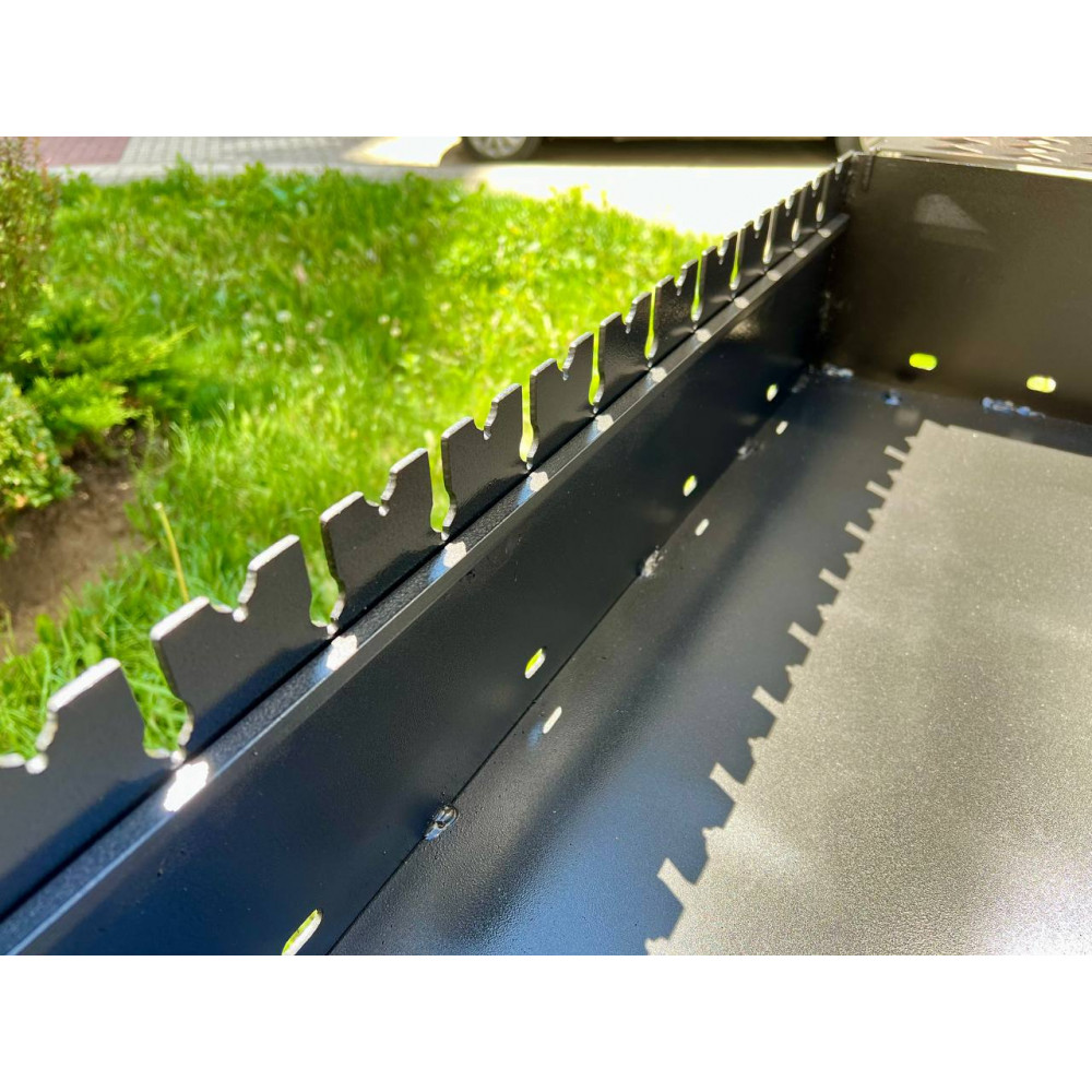 Мангал з пічкою на 11 шампурів