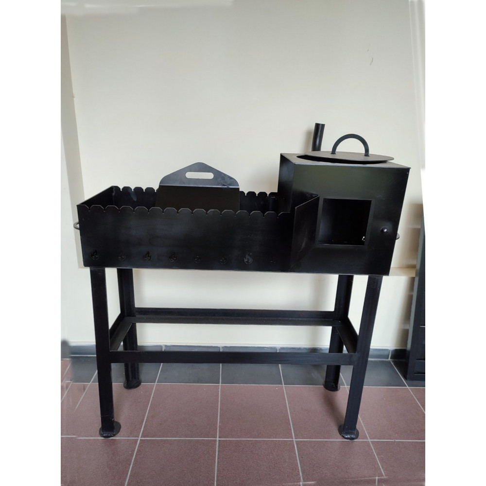 Мангал з пічкою під казан