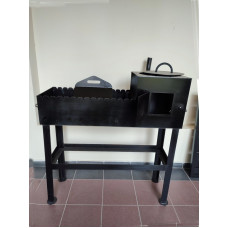 Мангал з пічкою під казан