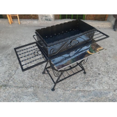 Мангал стаціонарно-розбірний на 9 шампурів