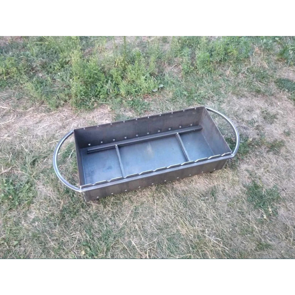 Мангал стаціонарний 3 мм на 10 шампурів, зйомні ніжки