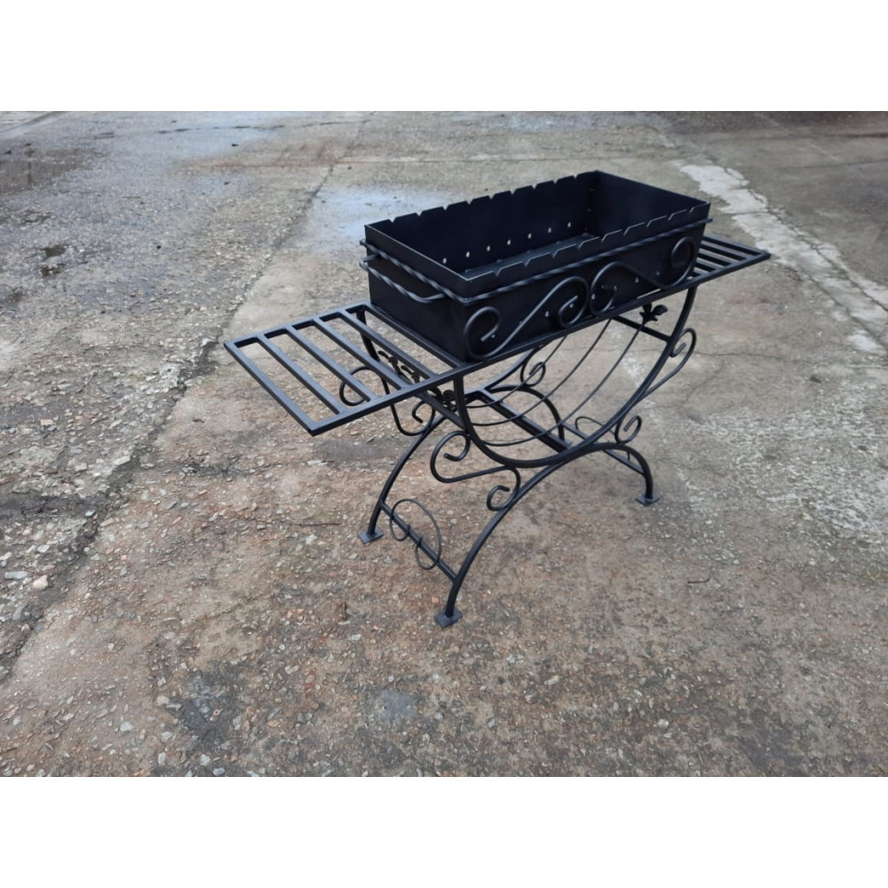 Мангал стационарный 3 мм на 9 шампуров №66