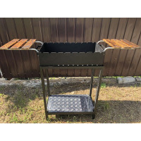 Мангал стационарный 4 мм на 6 шампуров