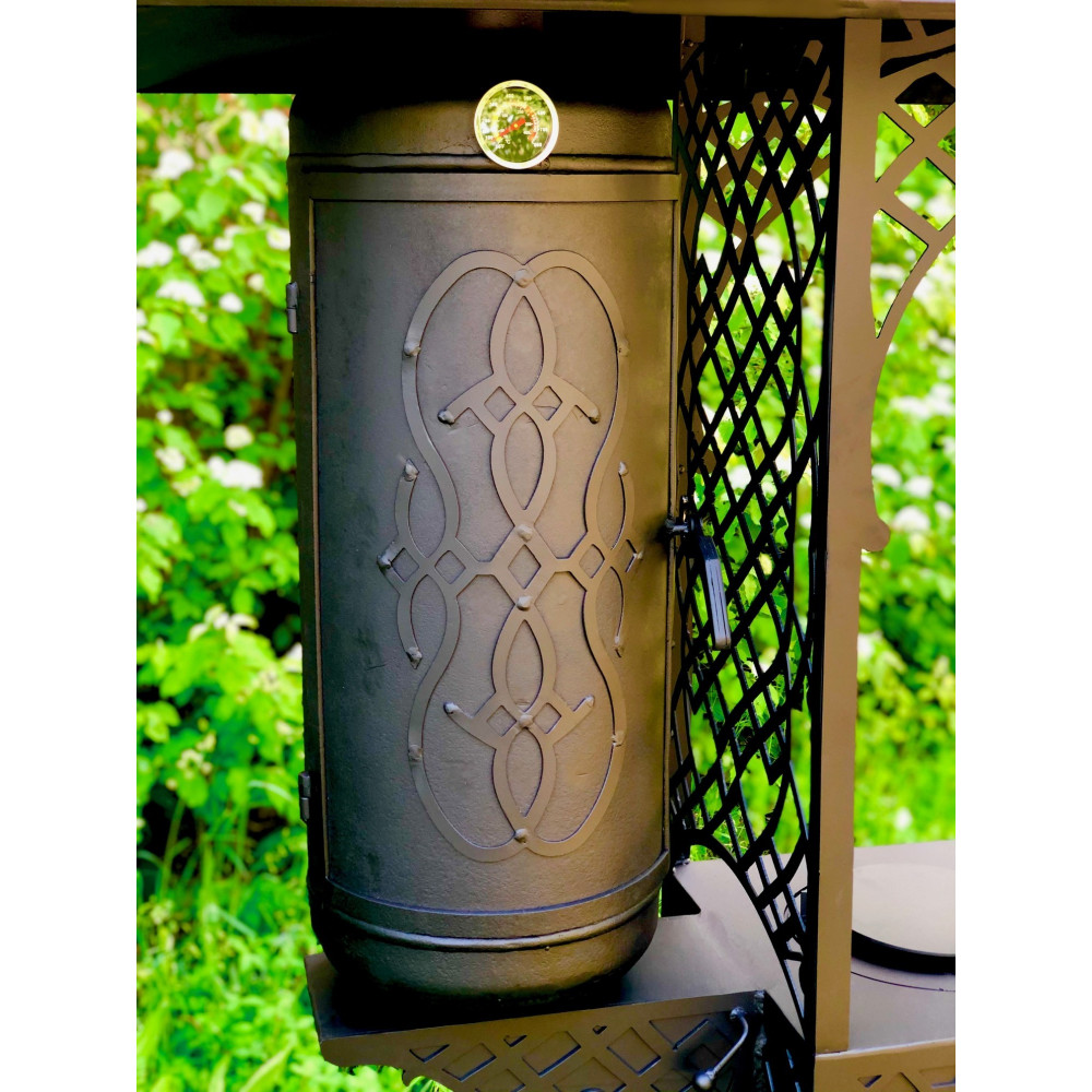 Мангал стаціонарний LEGENDA з коптильнею і пічкою