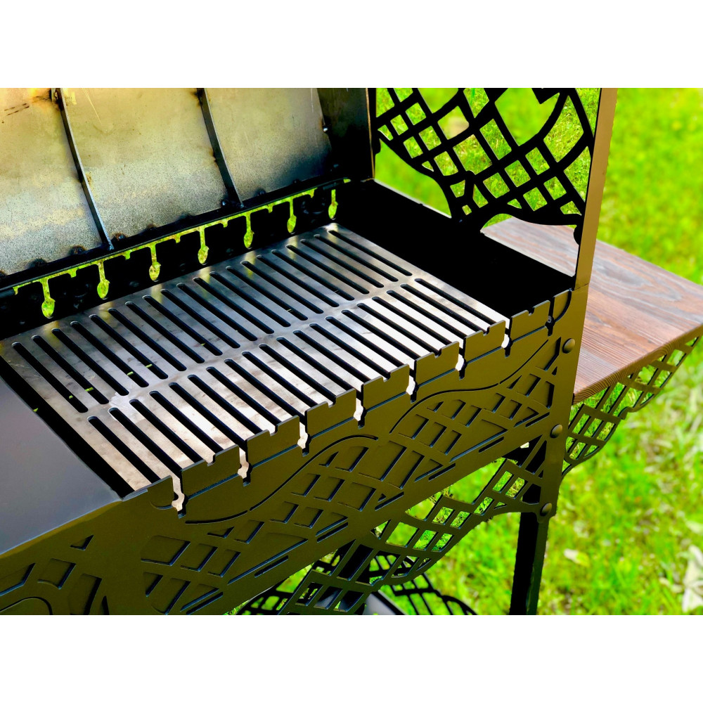 Мангал стаціонарний LEGENDA з коптильнею і пічкою