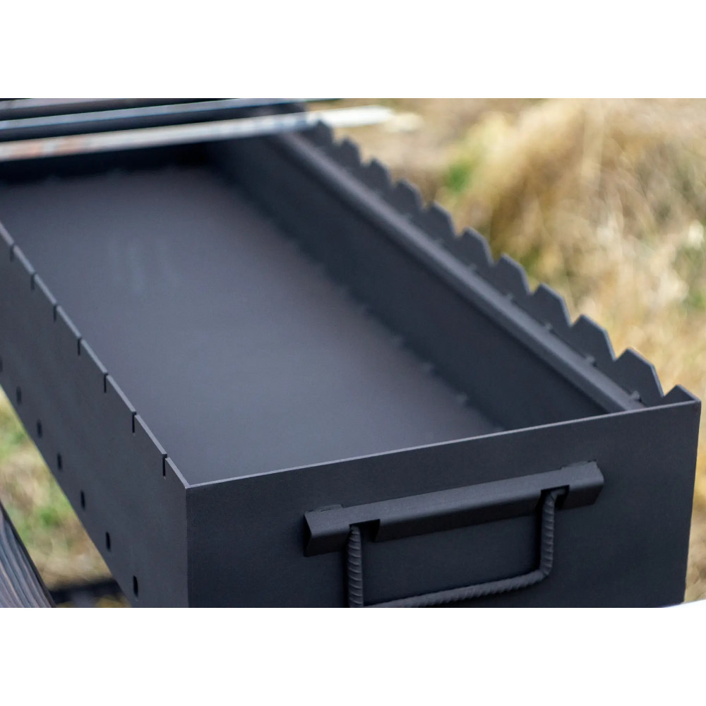 Мангал стационарный на 13 шампуров усиленный