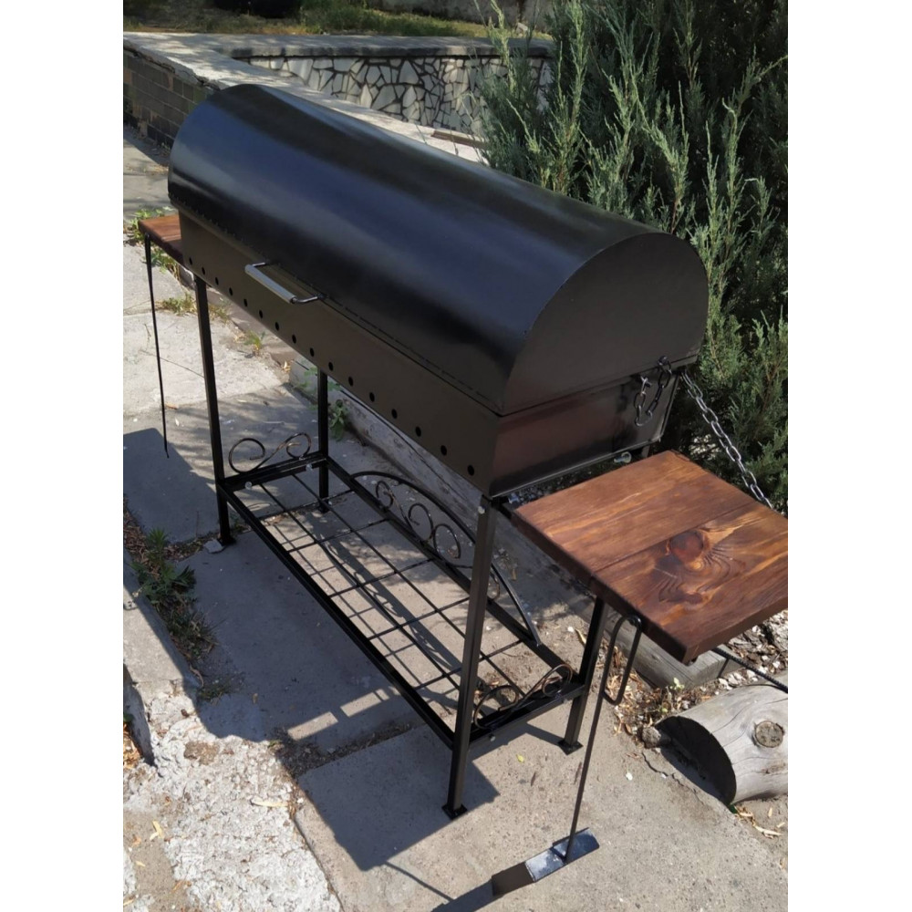 Мангал стаціонарний на 16 шампурів, 5 мм + ПОДАРУНОК