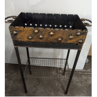 Мангал стаціонарний на 8 шампурів, 2 мм