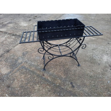 Мангал стационарный на 9 шампуров №67