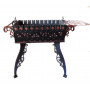 Мангал стаціонарний на 9 шампурів, 3 мм