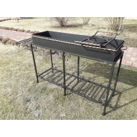 Мангал стаціонарний зі столиком, 3 мм