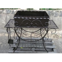 Мангал стаціонарний №1 на 7 шампурів + ПОДАРУНОК