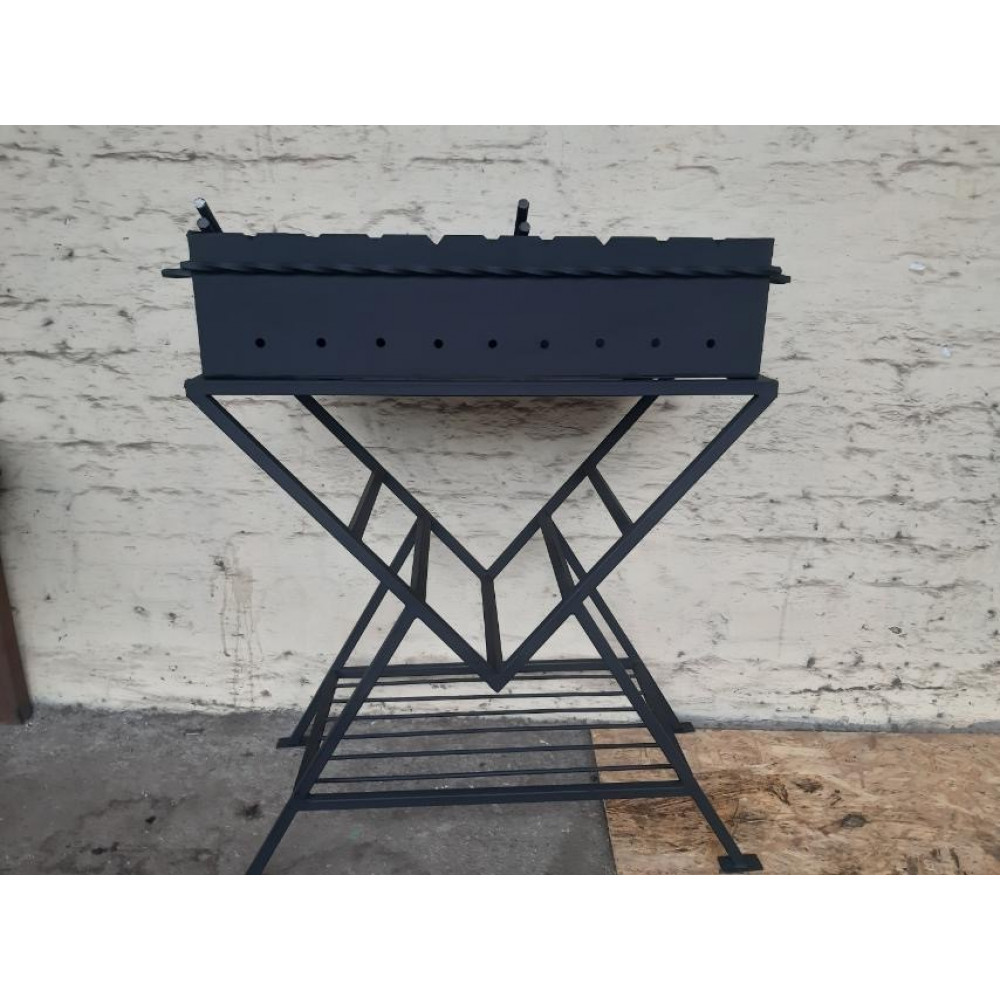 Мангал стационарный №8 на 9 шампуров