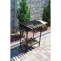 Мангал стаціонарний 3 мм на 12 шампурів з боковими столиками