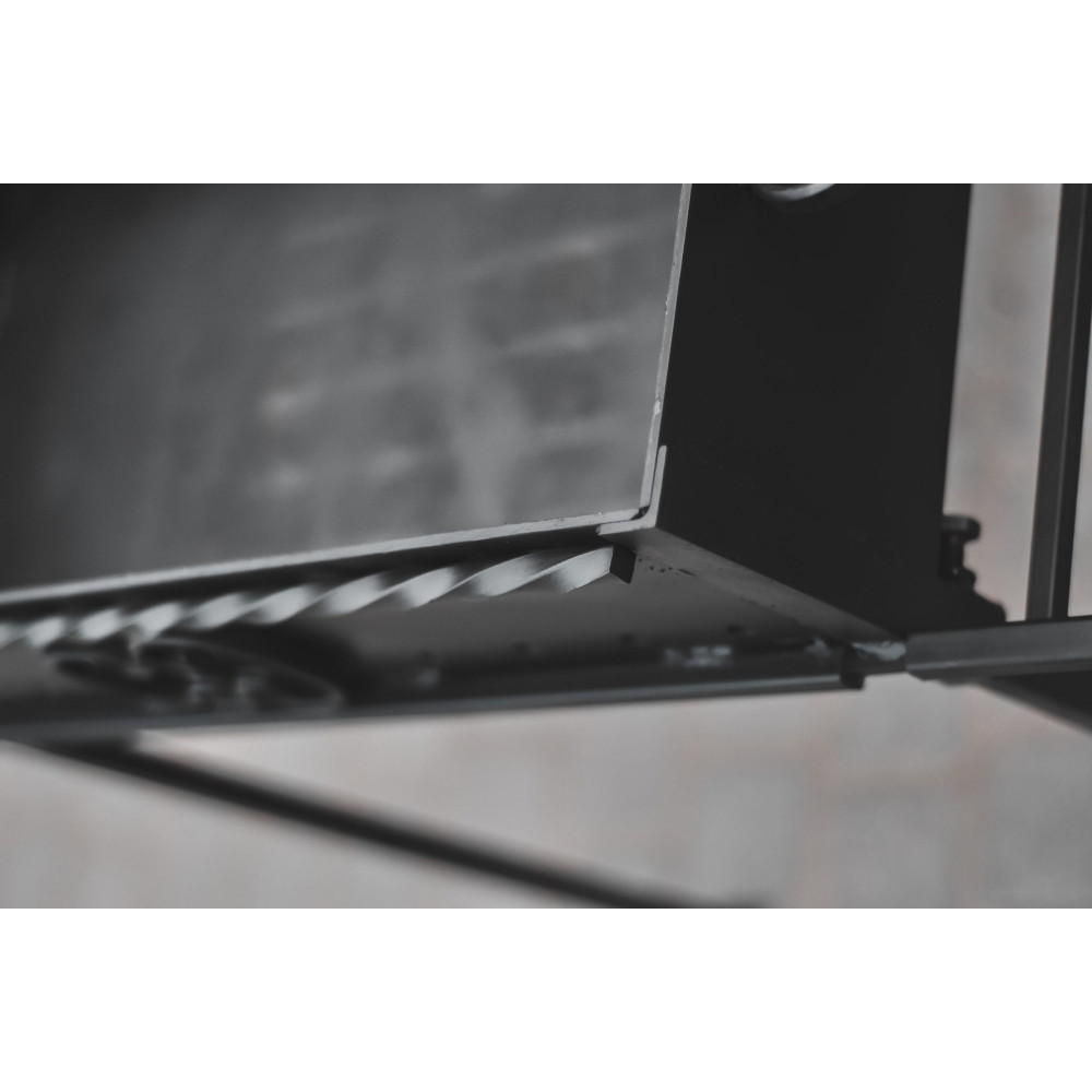 Мангал стаціонарний 4 мм на зйомних ніжках та столиком М4