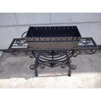 Мангал стаціонарний 8 мм на 9 шампурів