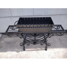 Мангал стаціонарний 8 мм на 9 шампурів