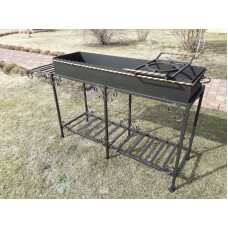 Мангал стаціонарний зі столиком, 3 мм