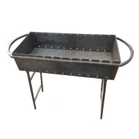 Мангал стационарный на 10 шампуров, 3 мм