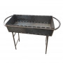 Мангал стаціонарний на 10 шампурів, 3 мм
