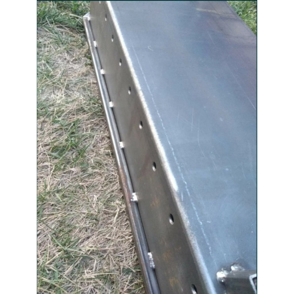 Мангал стаціонарний на 10 шампурів, зі зйомними ніжками