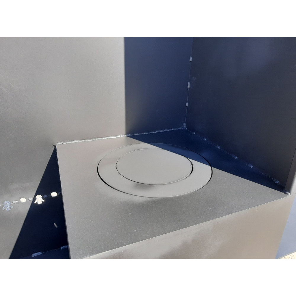 Мангал стаціонарний на 7 шампурів та пічкою