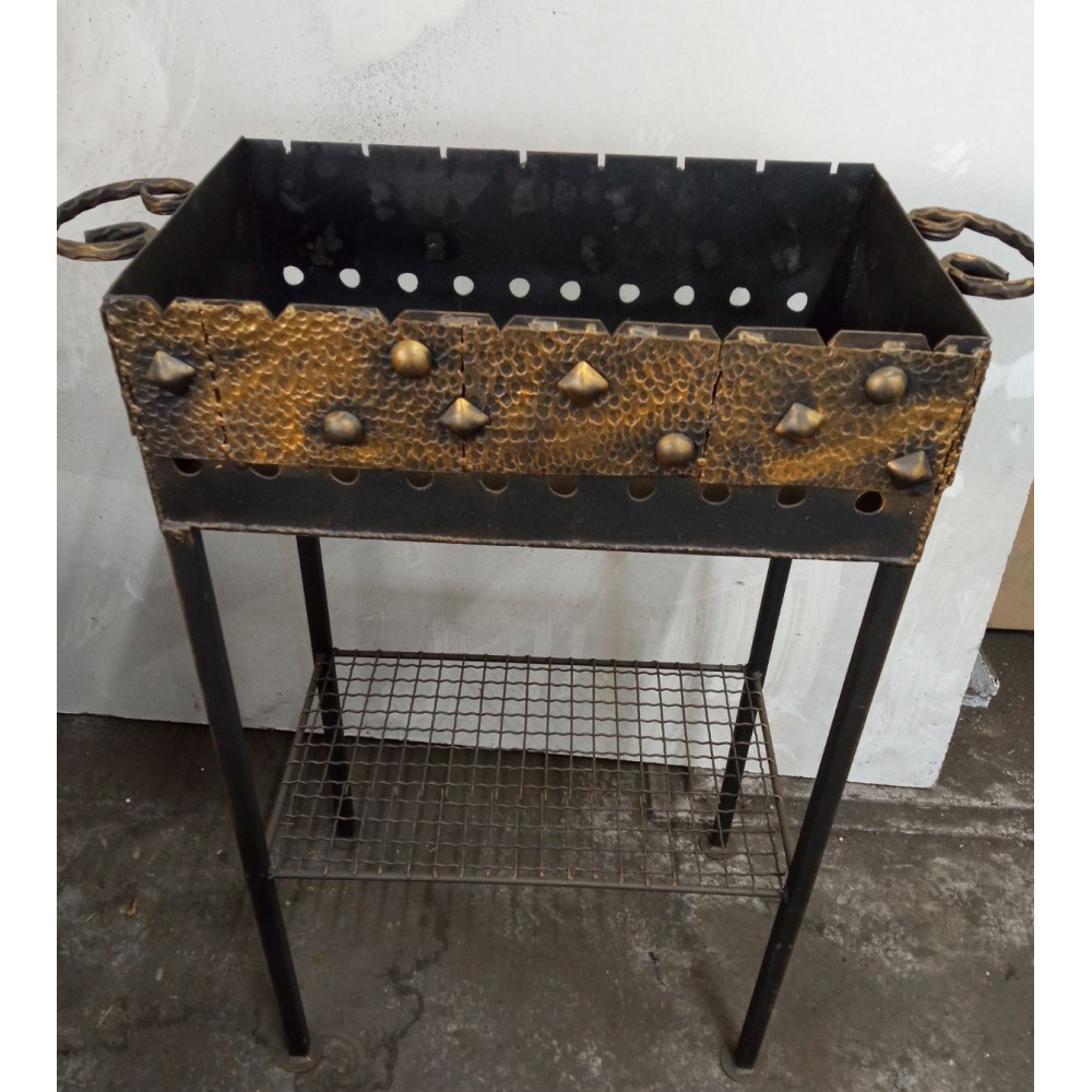 Мангал стаціонарний на 8 шампурів, 2 мм