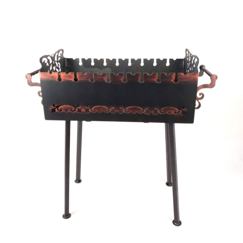 Мангал стаціонарний на 8 шампурів, 3 мм