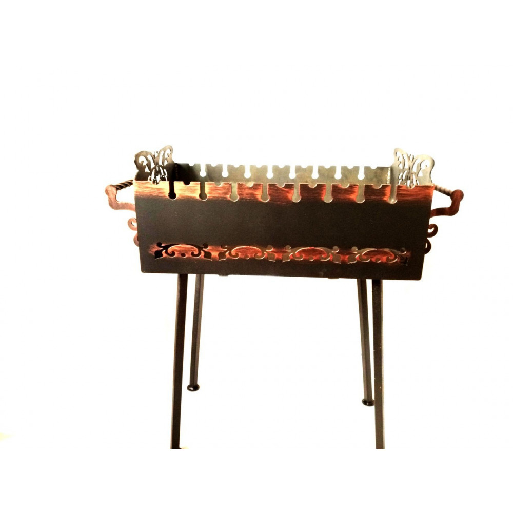 Мангал стаціонарний на 8 шампурів, 3 мм