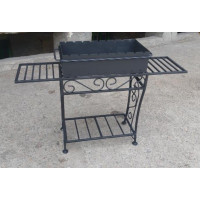 Мангал стационарный №2 на 9 шампуров + ПОДАРОК