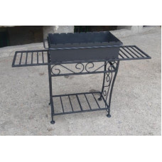 Мангал стаціонарний №2 на 9 шампурів + ПОДАРУНОК