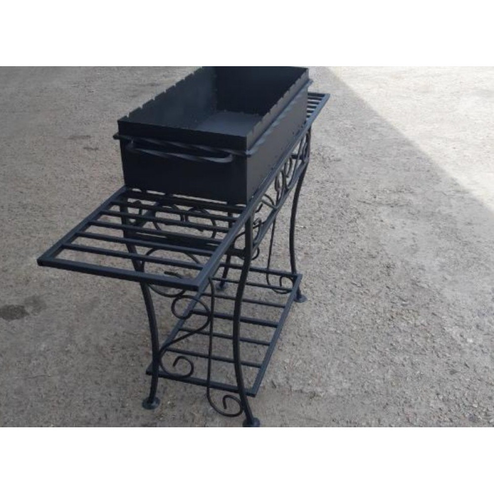 Мангал стаціонарний №2 на 9 шампурів + ПОДАРУНОК