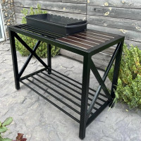 Мангал стилі Лофт 4 мм на 9 шампурів