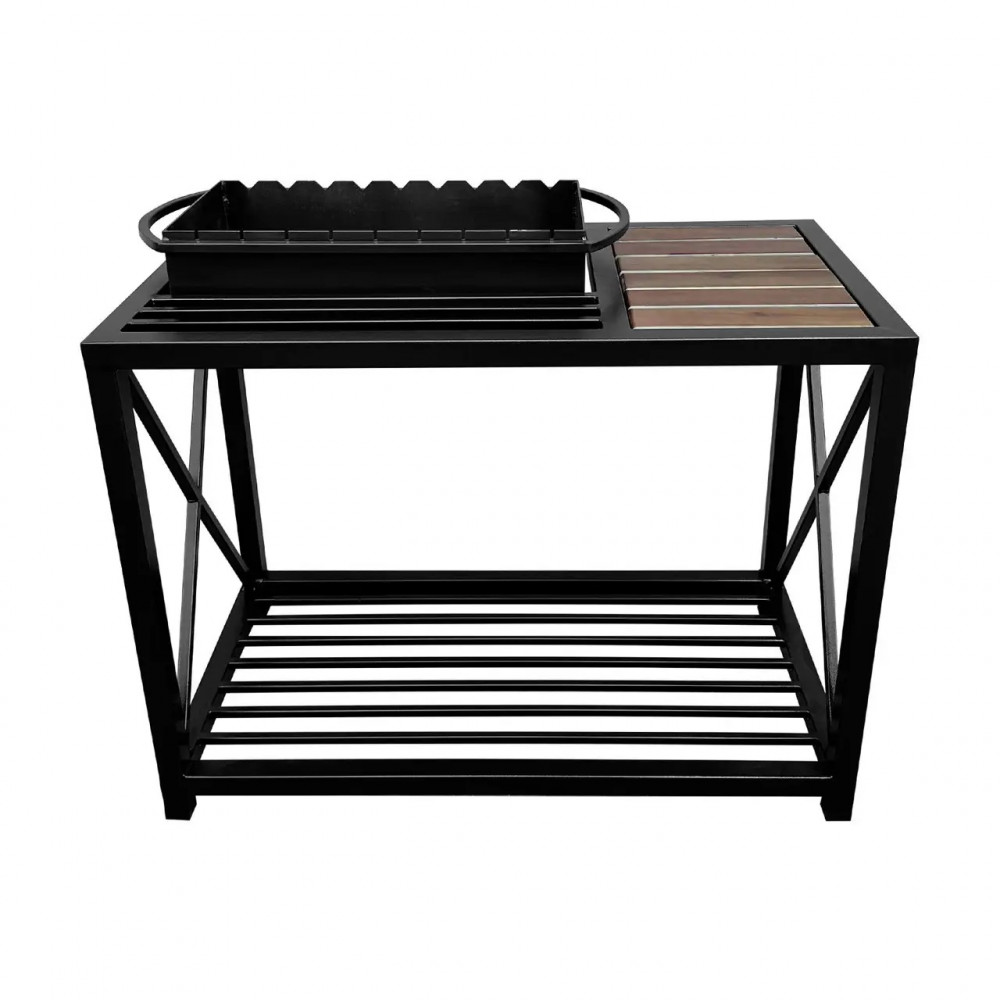 Мангал стилі Лофт 4 мм на 9 шампурів