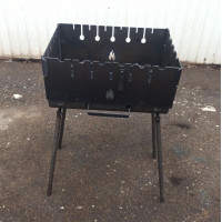 Мангал чемодан 2 мм на 6 шампурів Standard