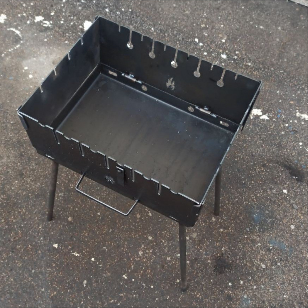 Мангал чемодан 2 мм на 6 шампурів Standard