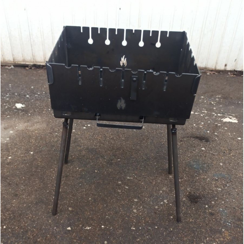 Мангал чемодан 2 мм на 6 шампурів Standard