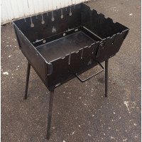 Мангал чемодан Standard на 6 шампурів, 3 мм