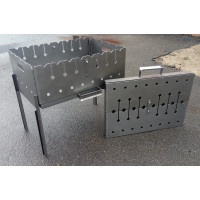 Мангал чемодан с шампурами