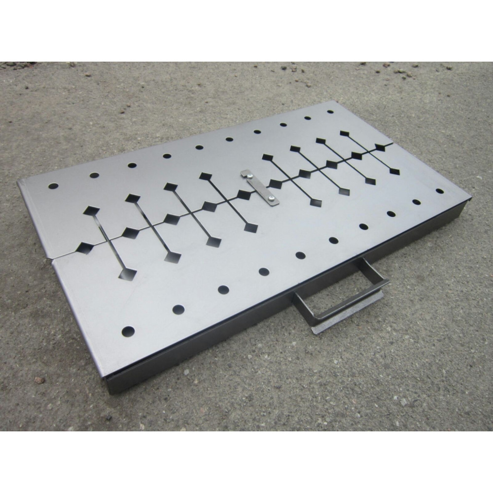 Мангал чемодан на 10 шампурів в чохлі