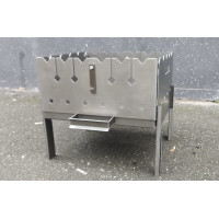 Мангал чемодан на 6 шампуров