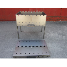 Мангал чемодан на 8 шампурів в чохлі